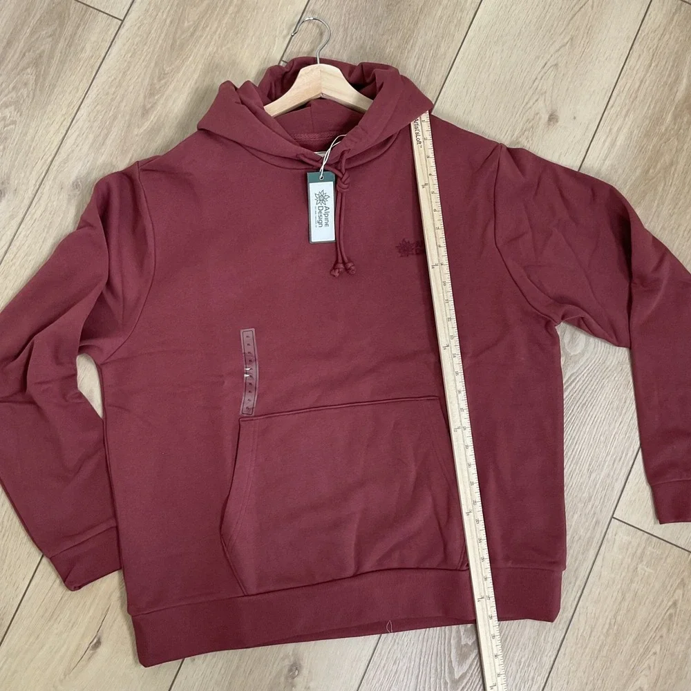 Alpine Design Mens XL Pre-Wash Hike Hoodie Dark Auburn‎ Pullover Sweatshirt NWT